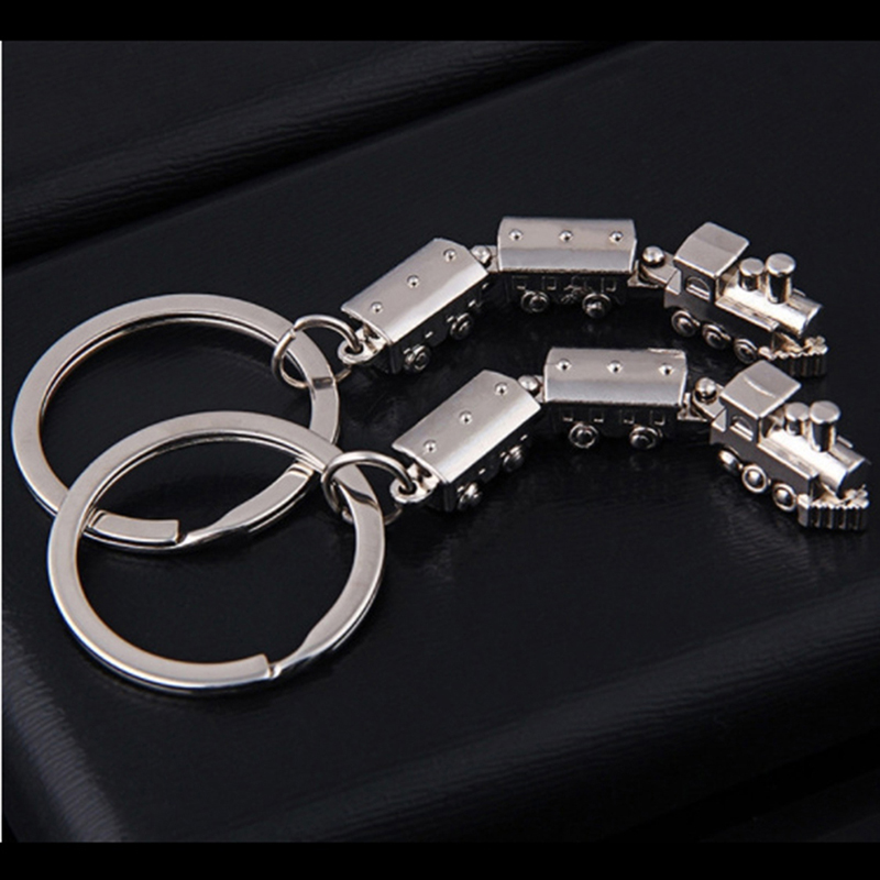 Heavy Equipment Keychain - موضة قطار صغير نموذج سبيكة سلاسل