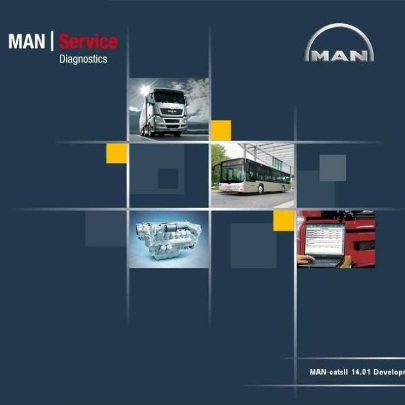 Heavy Equipment Software - برنامج أدوات تشخيص الشاحنات MAN-Cats II