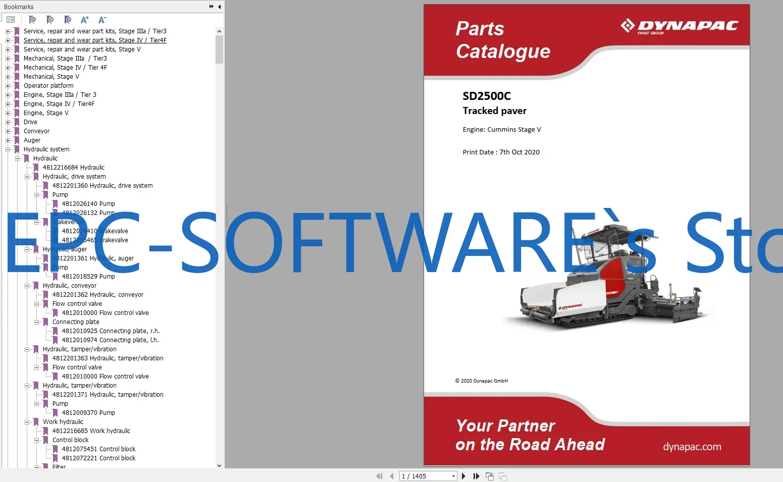 Heavy Equipment Software - EPC-SOFTWARE Dynapac المعدات الثقيلة 29.7 جيجابايت