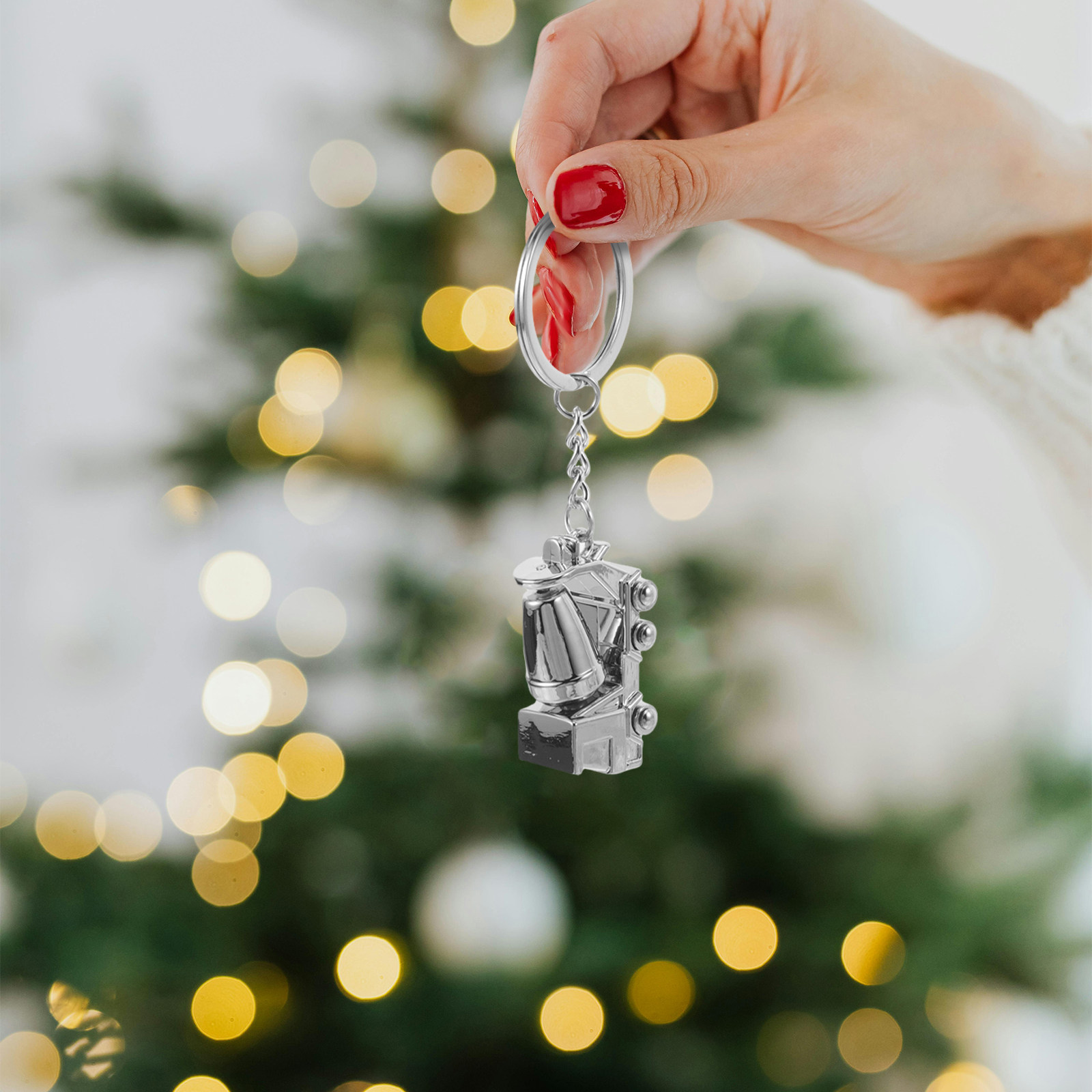 ميدالية مفاتيح شاحنة خلاطة خرس - مراجعة Heavy Equipment Keychain وسعره