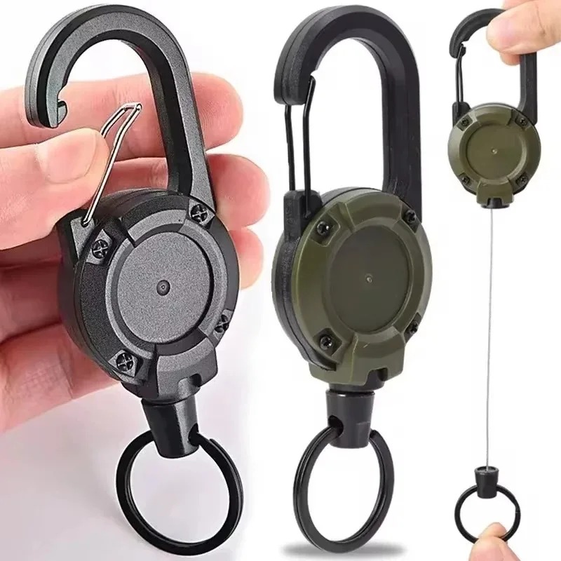 سلسلة مفاتيح قابلة للسحب مع مش - مراجعة Heavy Equipment Keychain وسعره