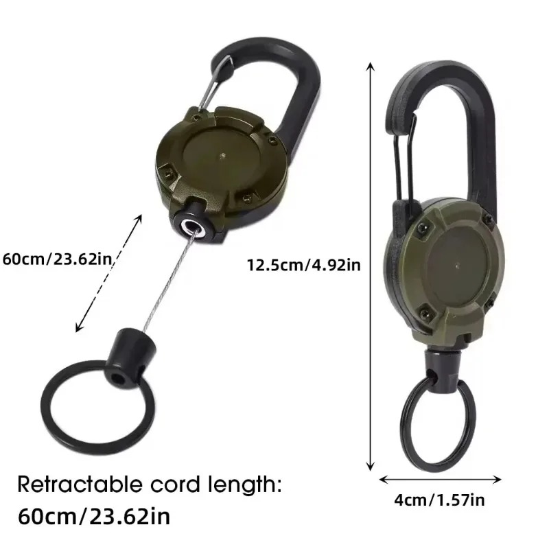 سلسلة مفاتيح قابلة للسحب مع مش - مراجعة Heavy Equipment Keychain وسعره