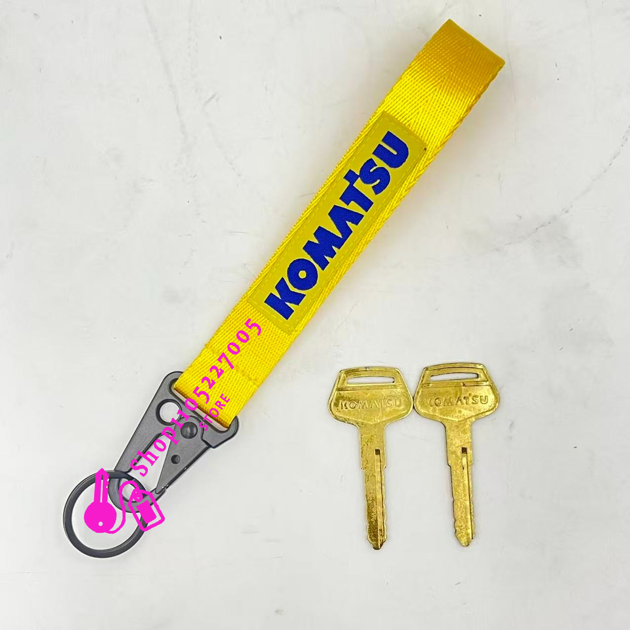 2/5/10 قطع مفتاح إشعال مع حبل  - مراجعة Heavy Equipment Keychain وسعره