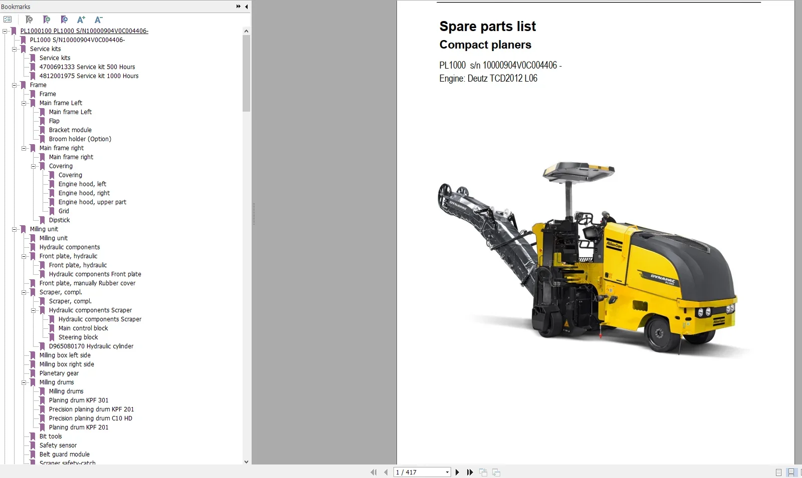 EPC-SOFTWARE Dynapac المعدات ا - مراجعة Heavy Equipment Software وسعره